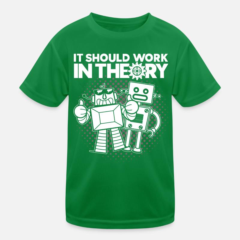 Robot Robotics Engineer Costume Robot Kids Functional T-Shirt