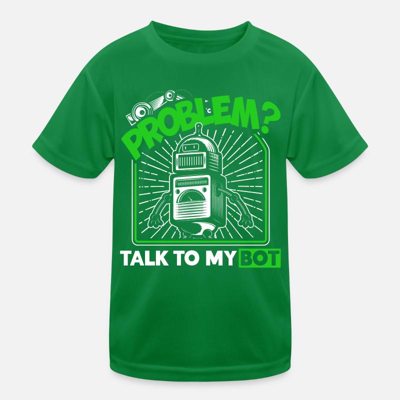 Robot Robotics Engineer Costume Robot Kids Functional T-Shirt