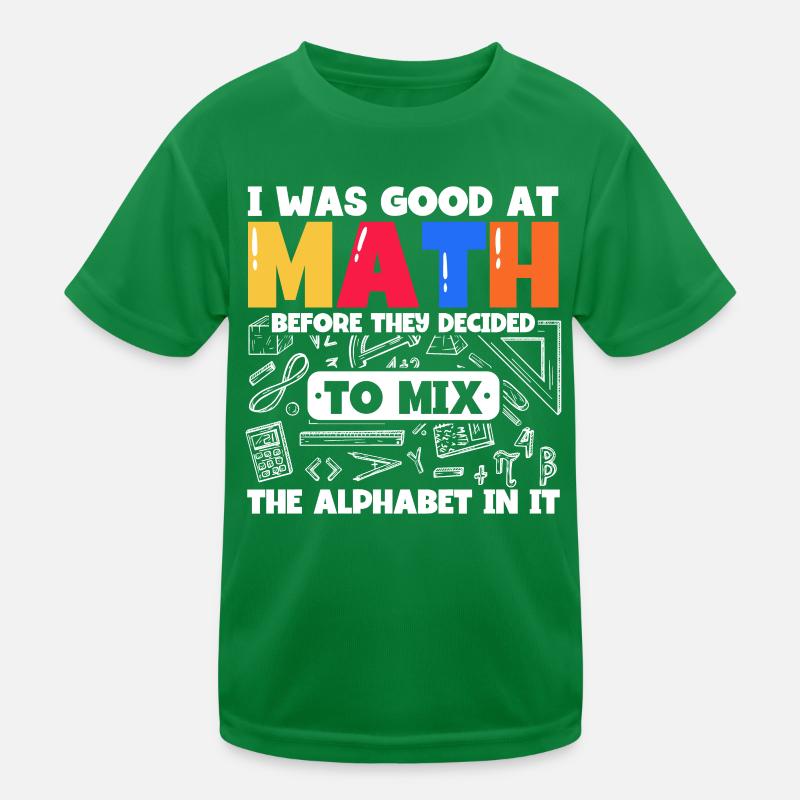 Math Mathematics Science Math Gift Kids Functional T-Shirt