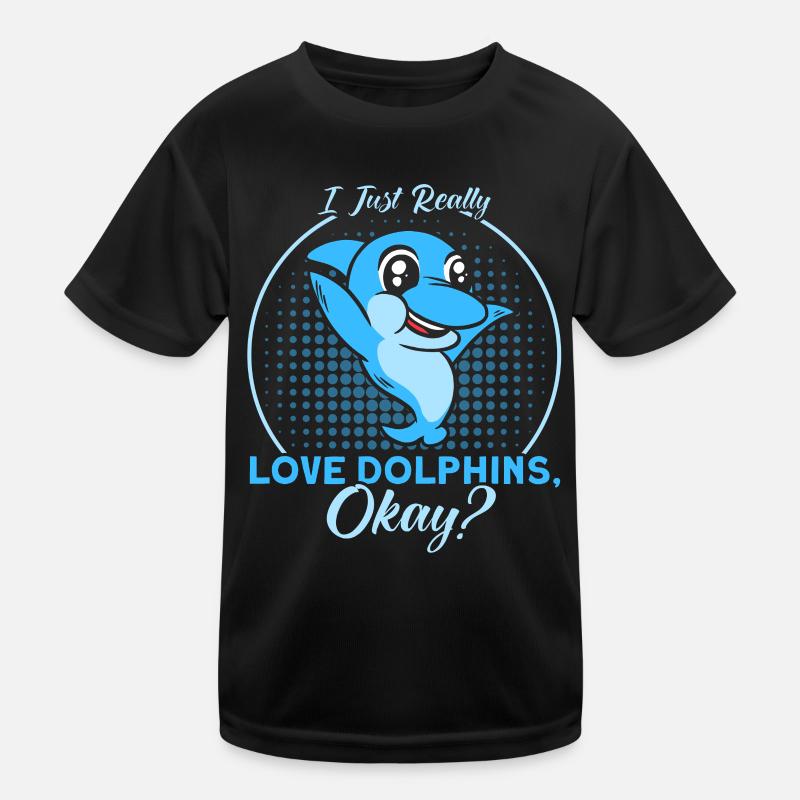 Dolphin Dolphin Lover Animal Dolphins Cadeau T-shirt sport Enfant