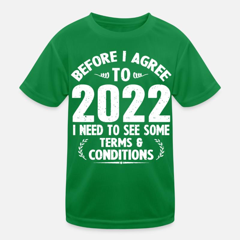 Avant d’accepter 2022 besoin voir quelques termes T-shirt sport Enfant