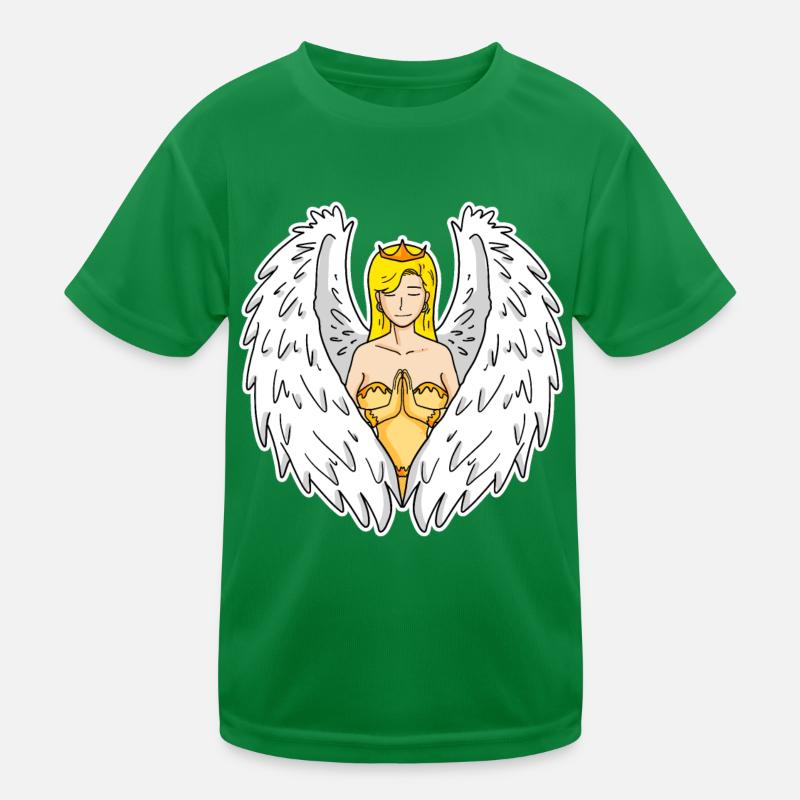 Schutzengel Kinder Funktions-T-Shirt