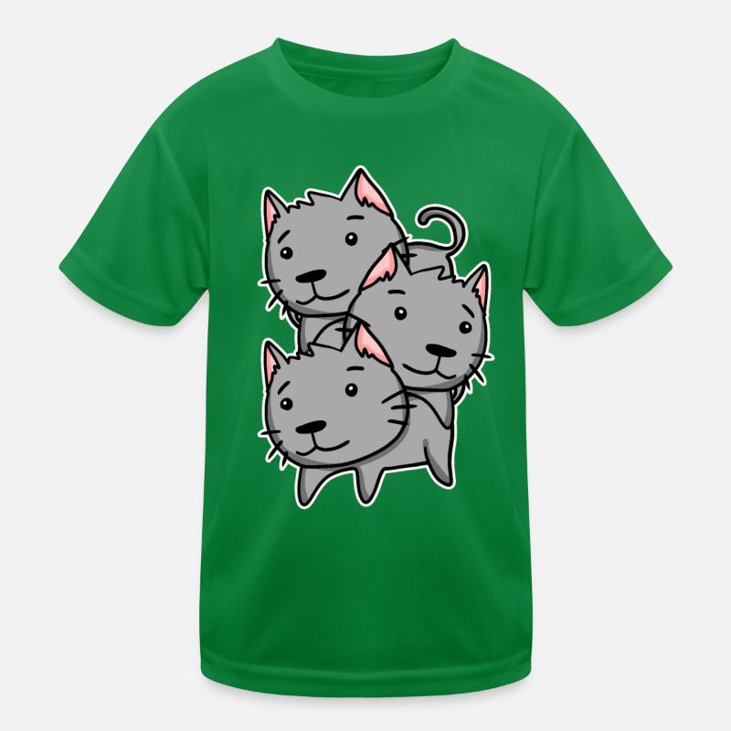 Chats mignons T-shirt sport Enfant