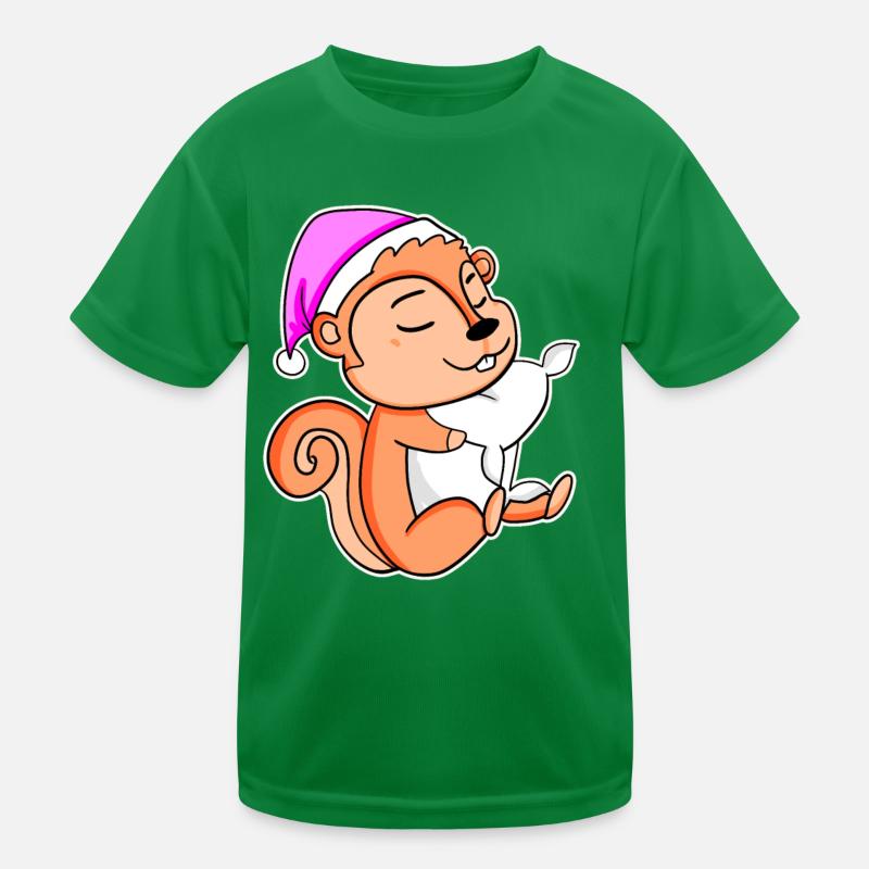 Eichhörnchen Kinder Funktions-T-Shirt