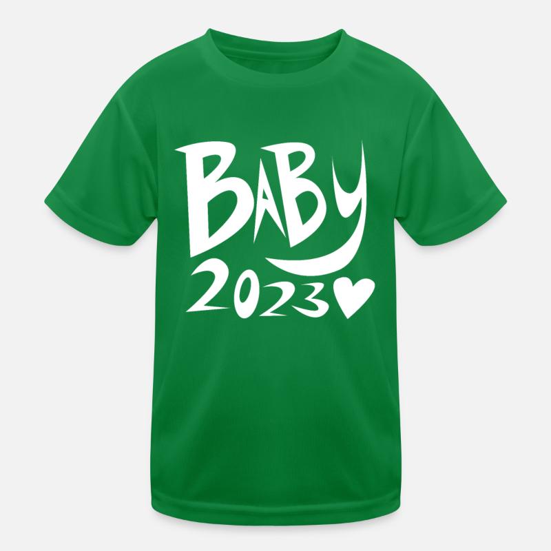 Bébé 2023 - Naissance enceinte T-shirt sport Enfant