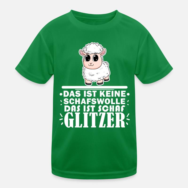 Schaf Spruch Kinder Funktions-T-Shirt