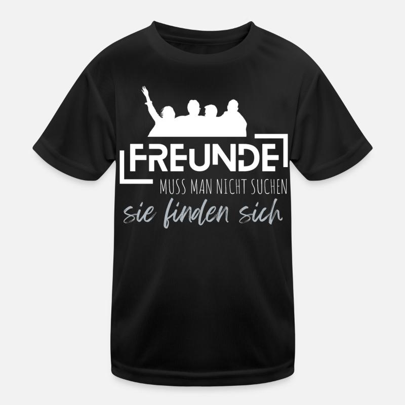 Beste Freunde FREUND Kumpel Kumpels Kinder Funktions-T-Shirt
