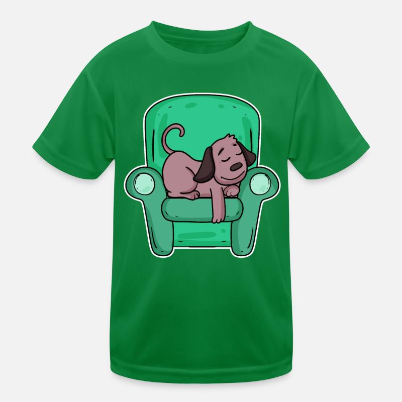 Sleeping dog Kids Functional T-Shirt