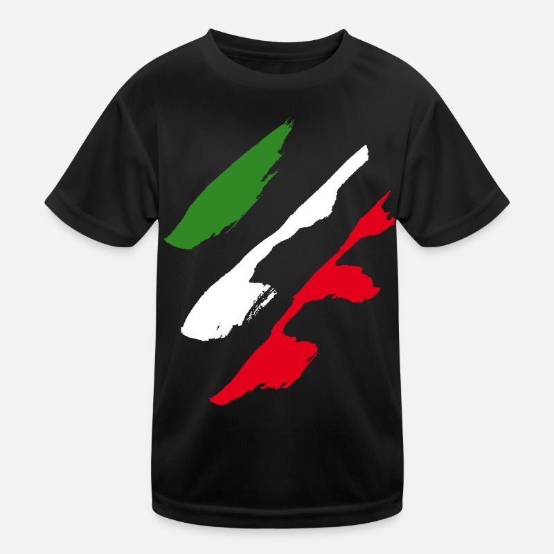 Italien Style Flagge Kinder Funktions-T-Shirt