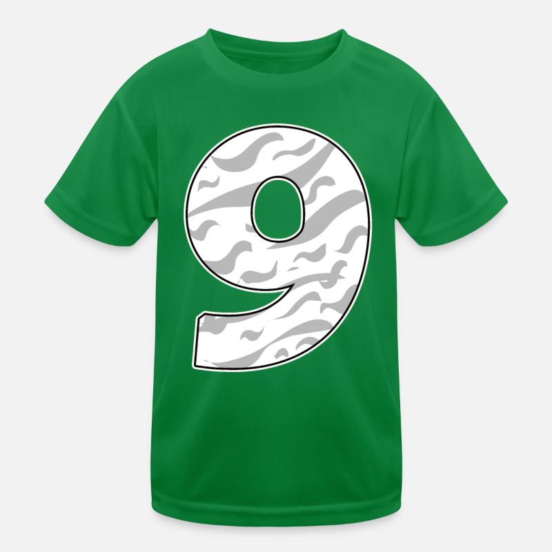 Neun - 9 Kinder Funktions-T-Shirt