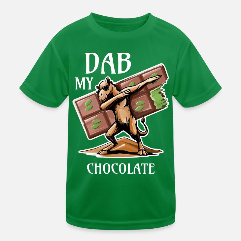 Dabbing Dromedar - Dubai Schokolade Geschenkidee Kinder Funktions-T-Shirt