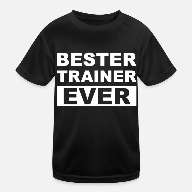 Bester Trainer ever Kinder Funktions-T-Shirt