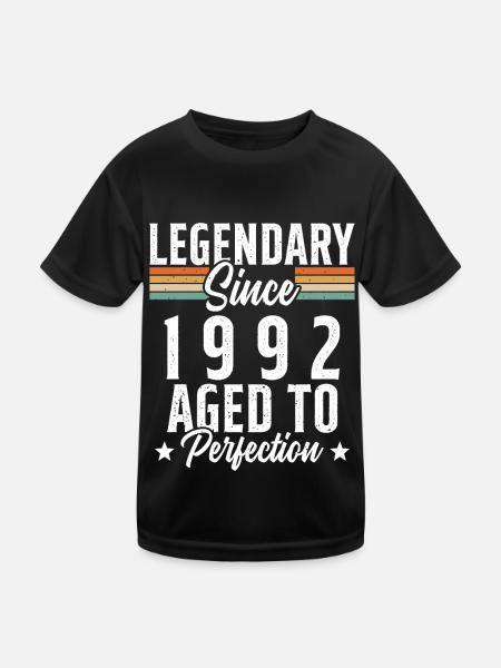 Legendary since 1992 - Kids Functional T-Shirt - black - Front