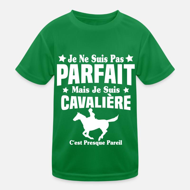 Je ne suis pas Parfait mais je suis Cavalière T-shirt sport Enfant