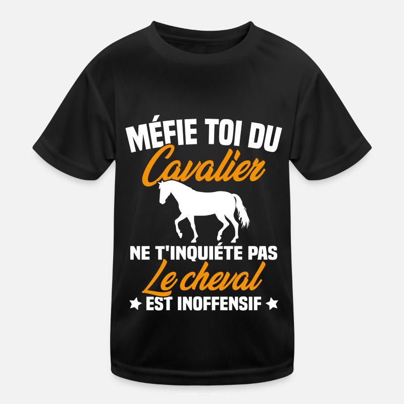 Drôle Cadeau Pour Un Cheval Et Un Cavalier T-shirt sport Enfant