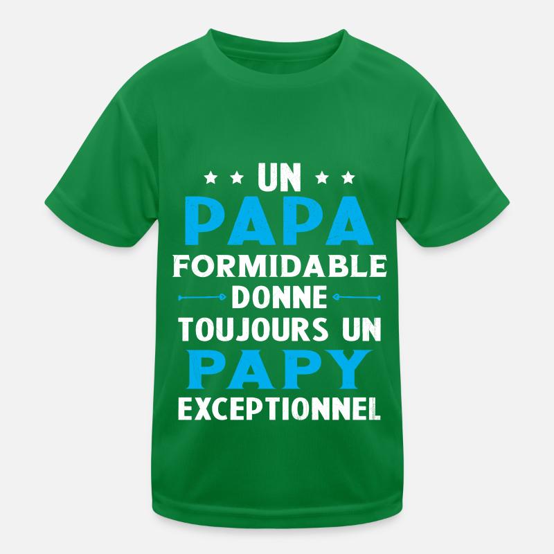 Un papa formidable - Papy exceptionnel Cadeau T-shirt sport Enfant