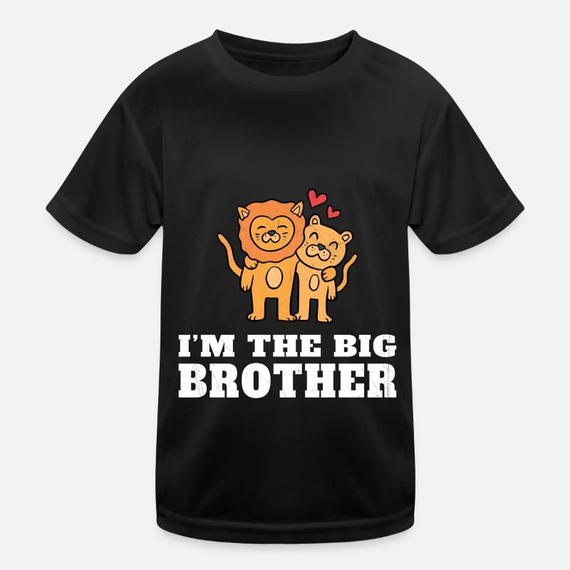 Ich bin der große Bruder - der zukünftige große Bruder Kinder Funktions-T-Shirt