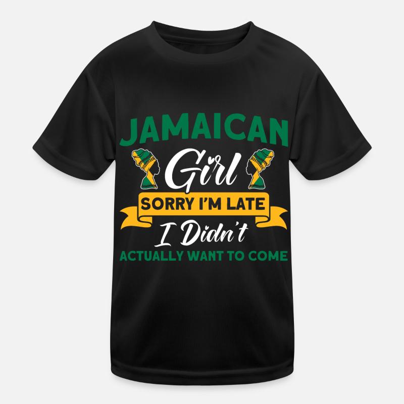 Jamaïque Drapeau Jamaïcain Cadeau T-shirt sport Enfant