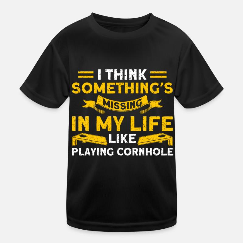 Cornhole Game Cornhole Joueur Cornhole Cadeau T-shirt sport Enfant
