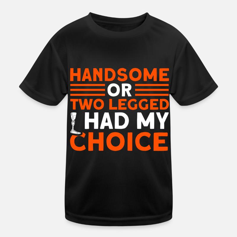 Handicap Amputierter Amputation Beinprothese Kinder Funktions-T-Shirt