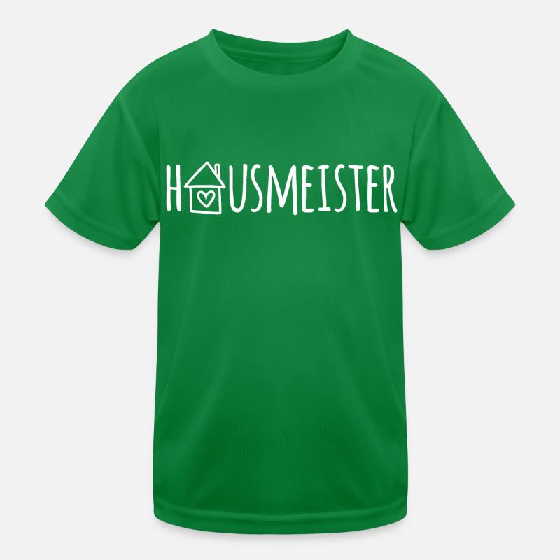 Hausmeister Kinder Funktions-T-Shirt