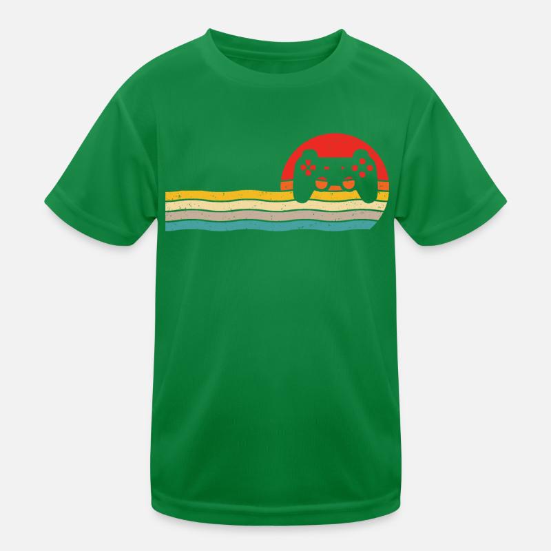 konsole retro zocker gamer videospieler Kinder Funktions-T-Shirt