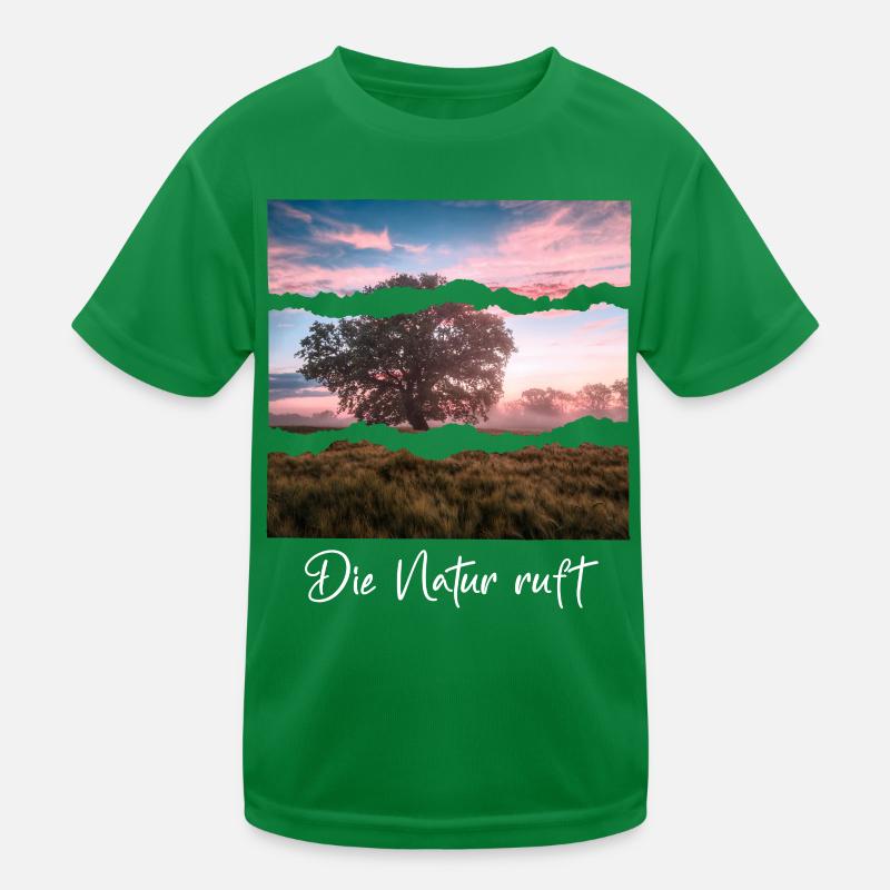 Nature is calling Kids Functional T-Shirt