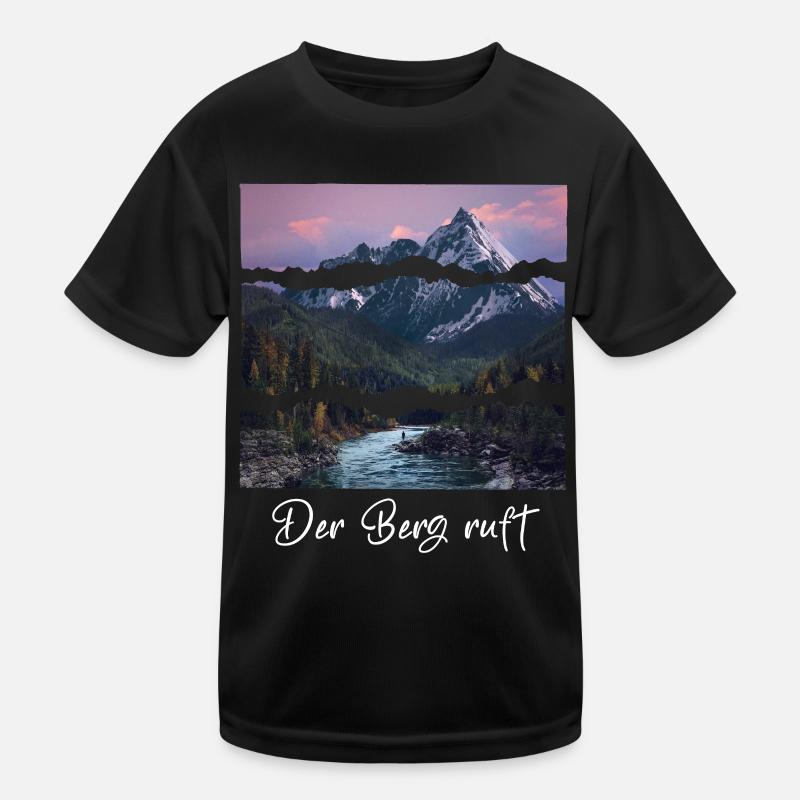The mountain is calling Kids Functional T-Shirt