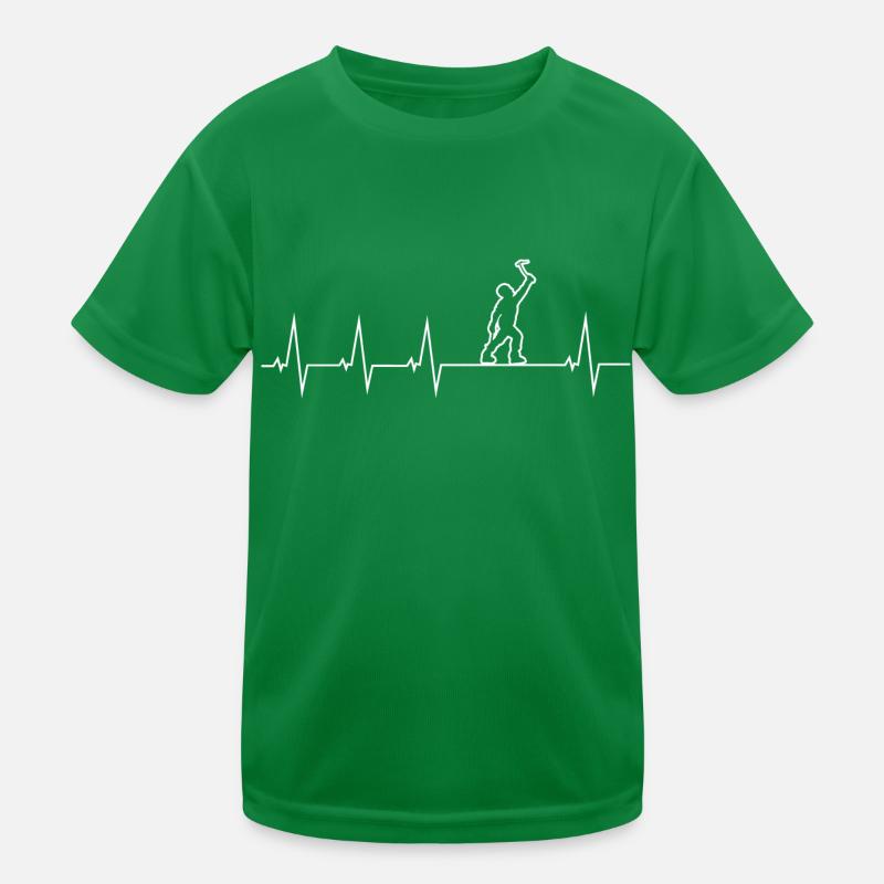 Klettern - Herzschlag Kinder Funktions-T-Shirt