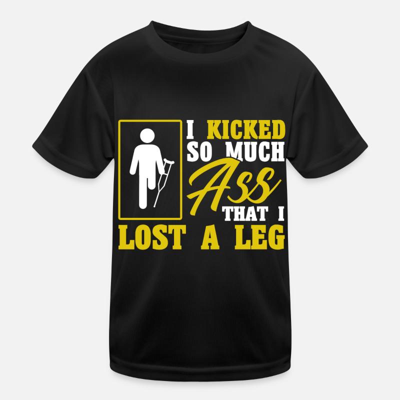 Handicap Amputierter Amputation Beinprothese Kinder Funktions-T-Shirt
