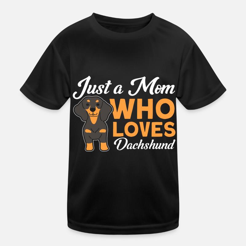 Dackel Dackel Dackel Mama Dackel Haustier Kinder Funktions-T-Shirt