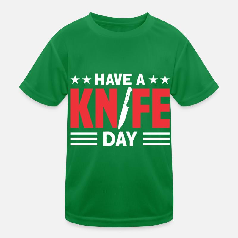 Blacksmith Blade Smith Cutlery Gift Kids Functional T-Shirt