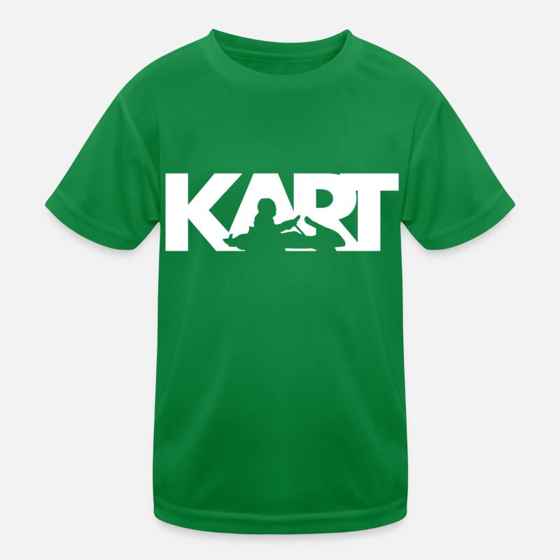 Kart Kinder Funktions-T-Shirt