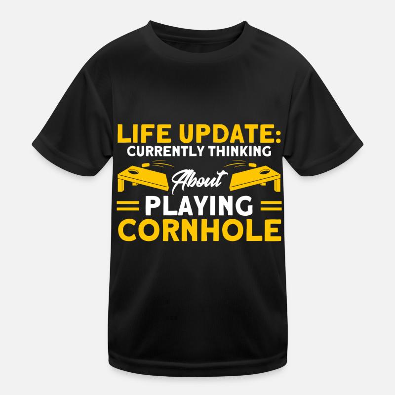 Cornhole Game Cornhole Joueur Cornhole Cadeau T-shirt sport Enfant