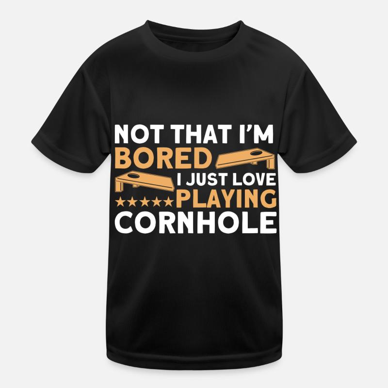 Cornhole Game Cornhole Joueur Cornhole Cadeau T-shirt sport Enfant