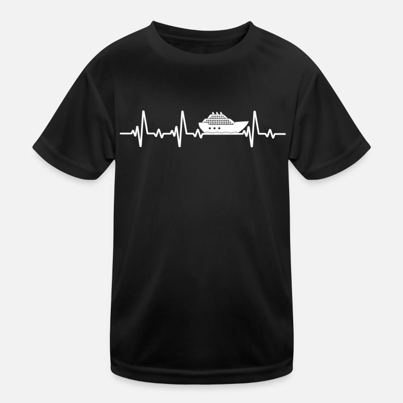 cruise ship heartbeat cruise ship Kids Functional T-Shirt