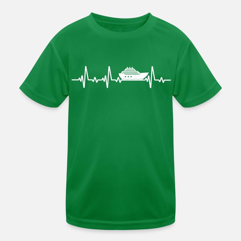 kreuzfahrtschiff herzschlag kreuzfahrt schiff Kinder Funktions-T-Shirt