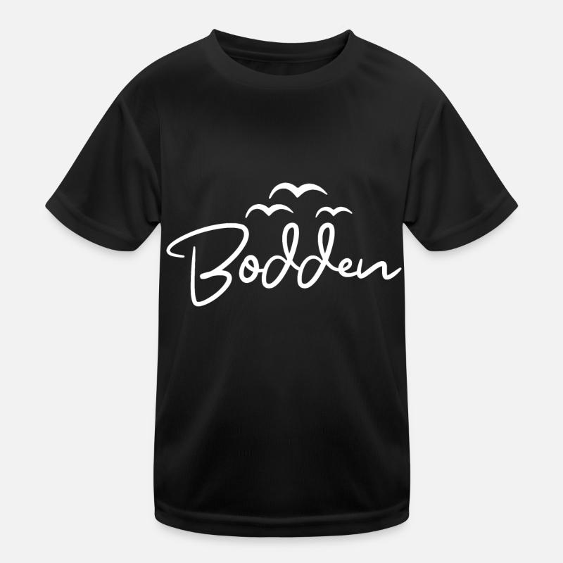 Bodden Ostseeküste Möwen Kinder Funktions-T-Shirt