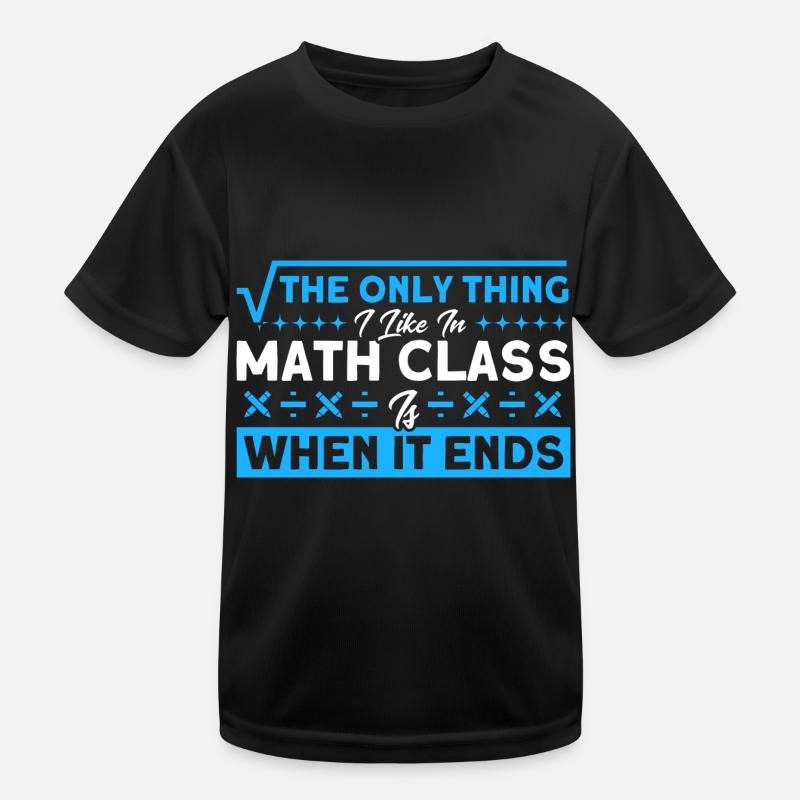 Math Mathématiques Sciences Math Cadeau T-shirt sport Enfant