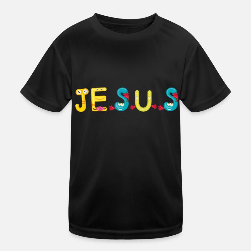 Jesus Kinder Funktions-T-Shirt