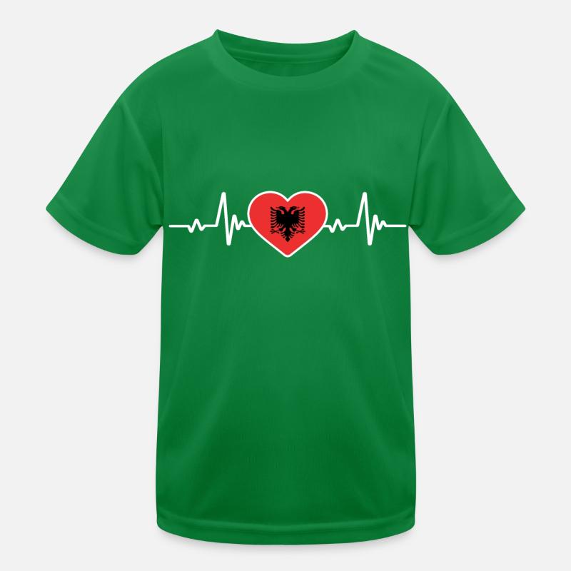 DRAPEAU ALBANAIS ECG T-shirt sport Enfant