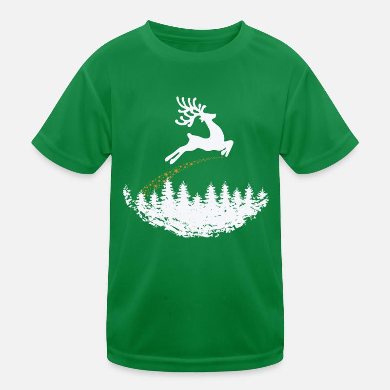 Renne avec Star Tail Noël T-shirt sport Enfant