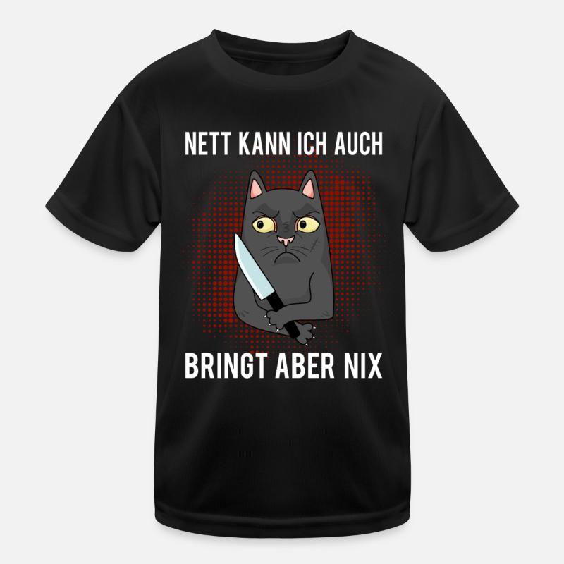 Nett kann ich auch - Bringt aber nix Kinder Funktions-T-Shirt