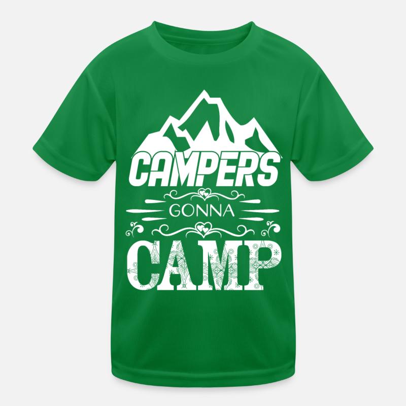 Campers going to camp caming camper camping Kids Functional T-Shirt