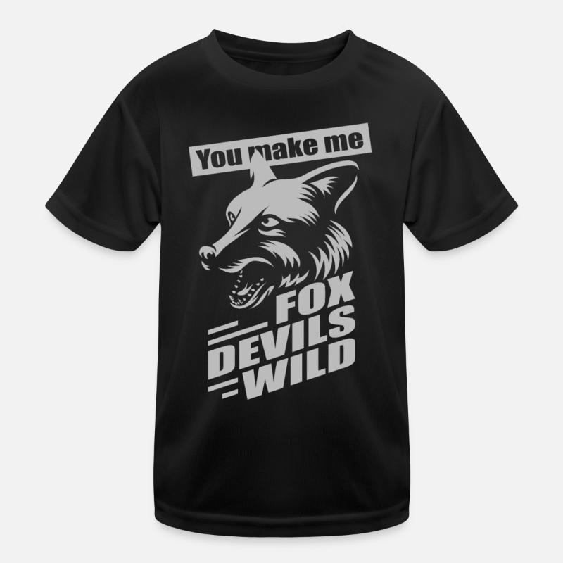 Fox Devils Wild FDW Fox Devil Wild Denglish T-shirt sport Enfant