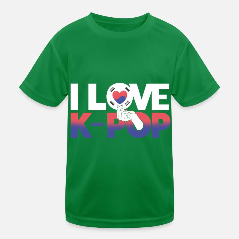 Japanese K-Pop Fan K-Pop Gift Kids Functional T-Shirt