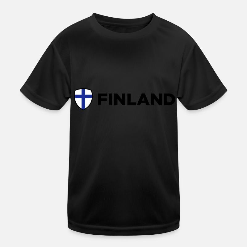 Drapeau national de la Finlande T-shirt sport Enfant