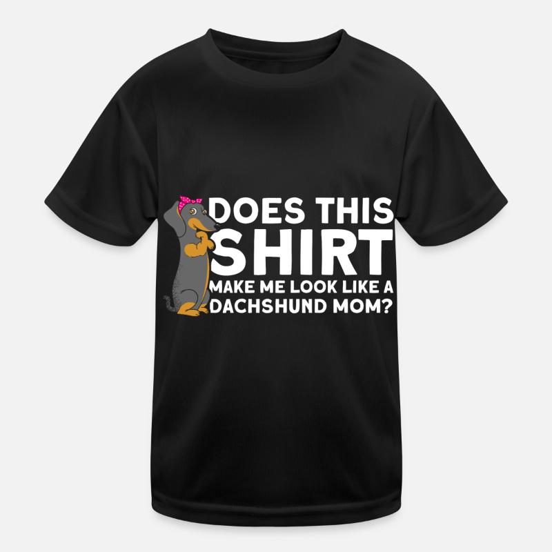 Dackel Dackel Dackel Mama Dackel Haustier Kinder Funktions-T-Shirt