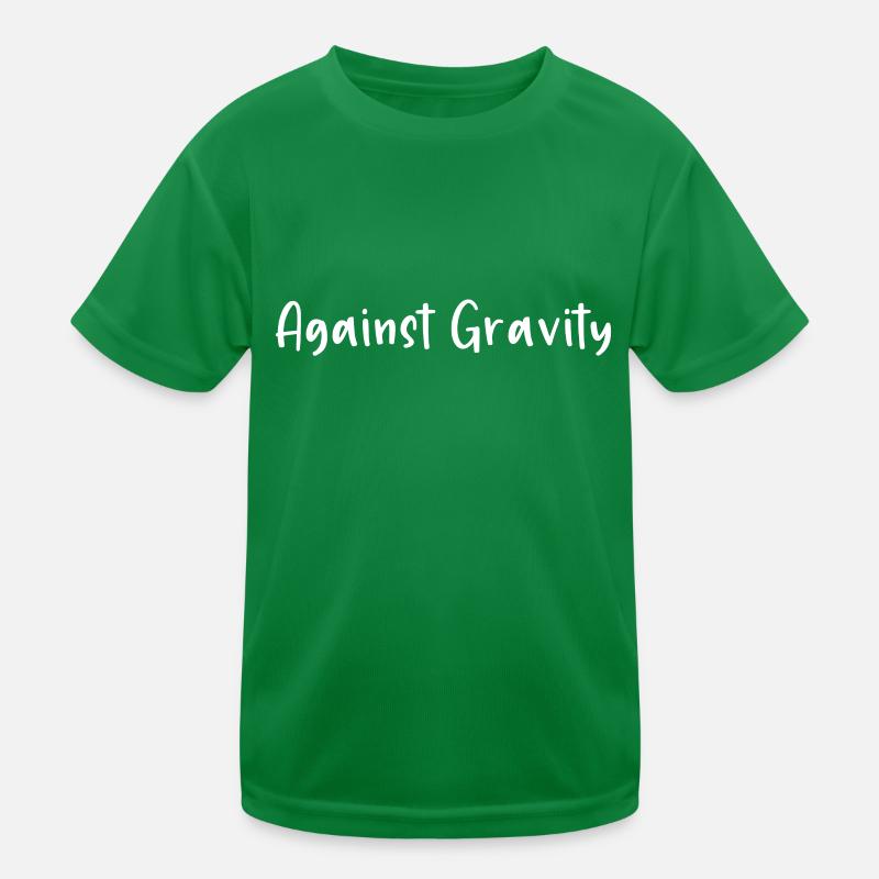 Against Gravity - Climbing - Bouldering Kids Functional T-Shirt