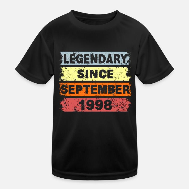 Legendary since September 1998 - Geburtstag Kinder Funktions-T-Shirt
